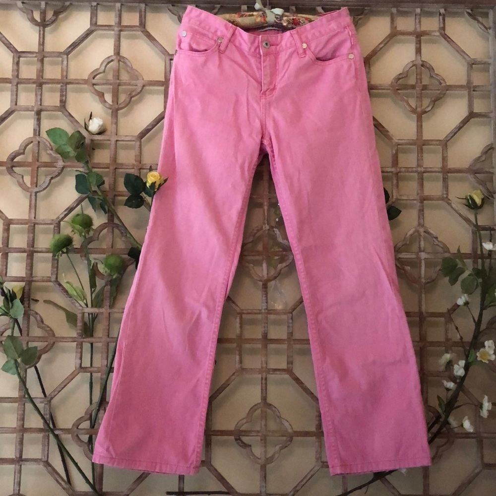 Tommy Hilfiger Pink Boot Cut Jeans